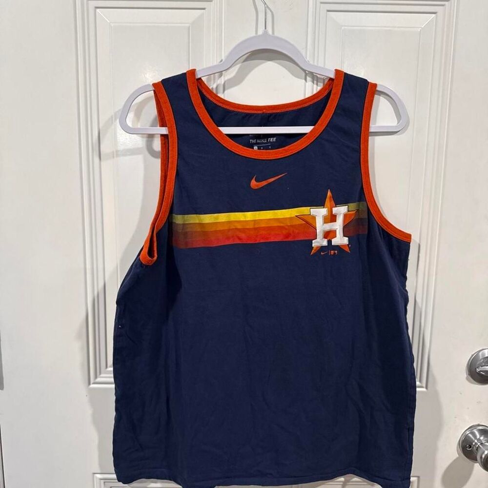 Nike Men's Navy and Blue Vest